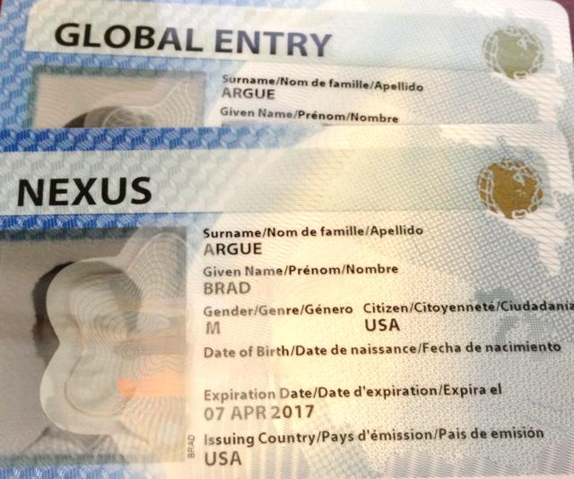 know travel number on global entry card