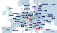 a map of cities with names and cities