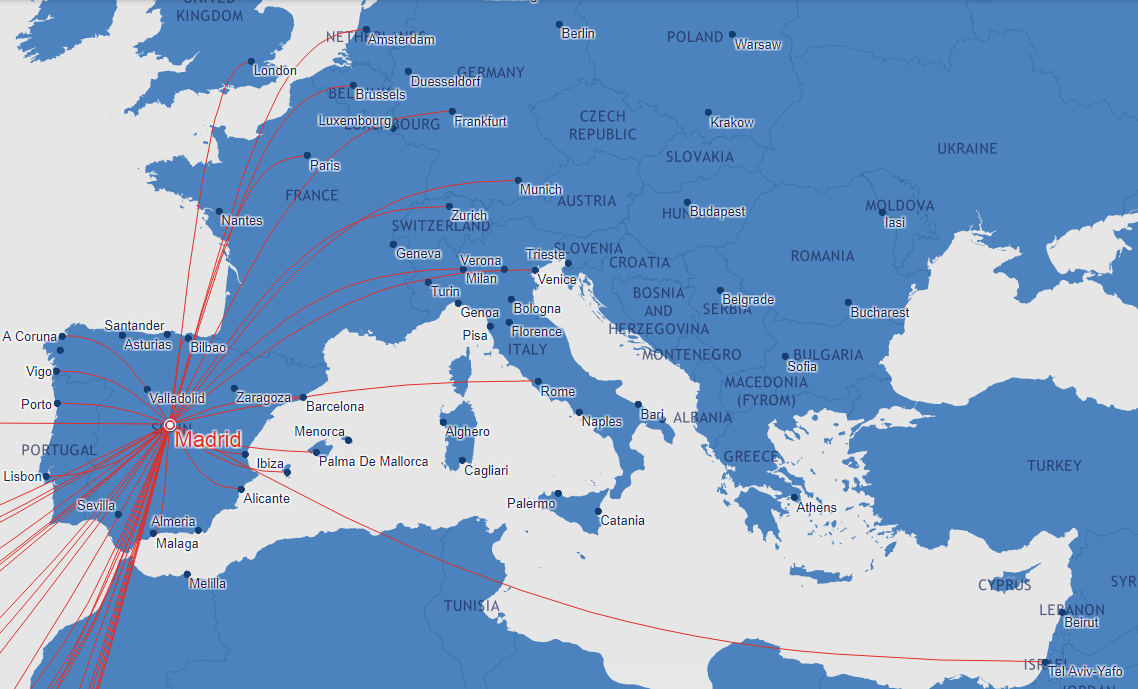 Pebish stroom Schep Air Europa Long-Haul Routes and Aircraft Fleet Types
