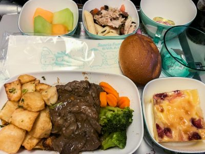 Review: EVA Air Hello Kitty Economy Class, Los Angeles to Taipei