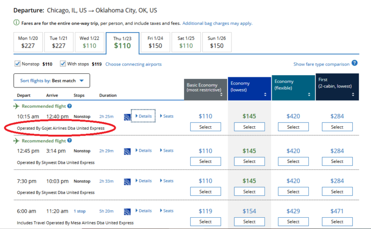 Review: United CRJ-550 First Class, Oklahoma City to Chicago