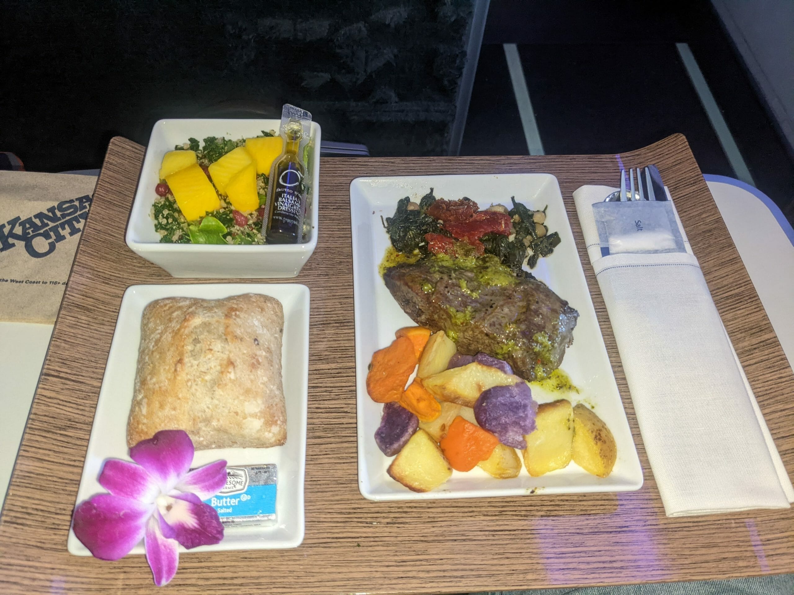 Alaska Airlines First Class Meals Travel Codex