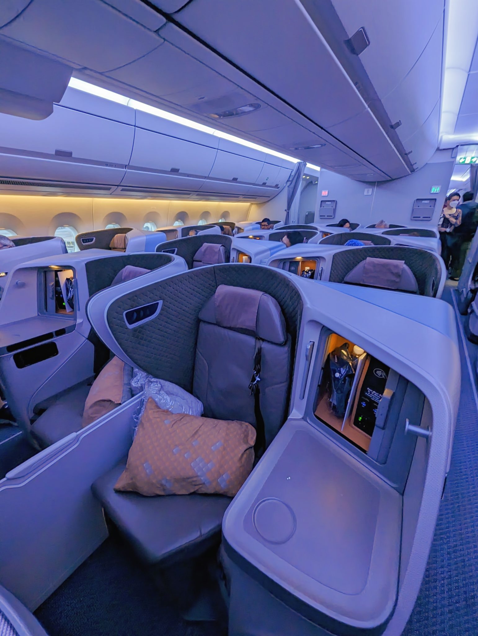 Review Singapore Airlines Lackluster Business Class To Sydney EU 