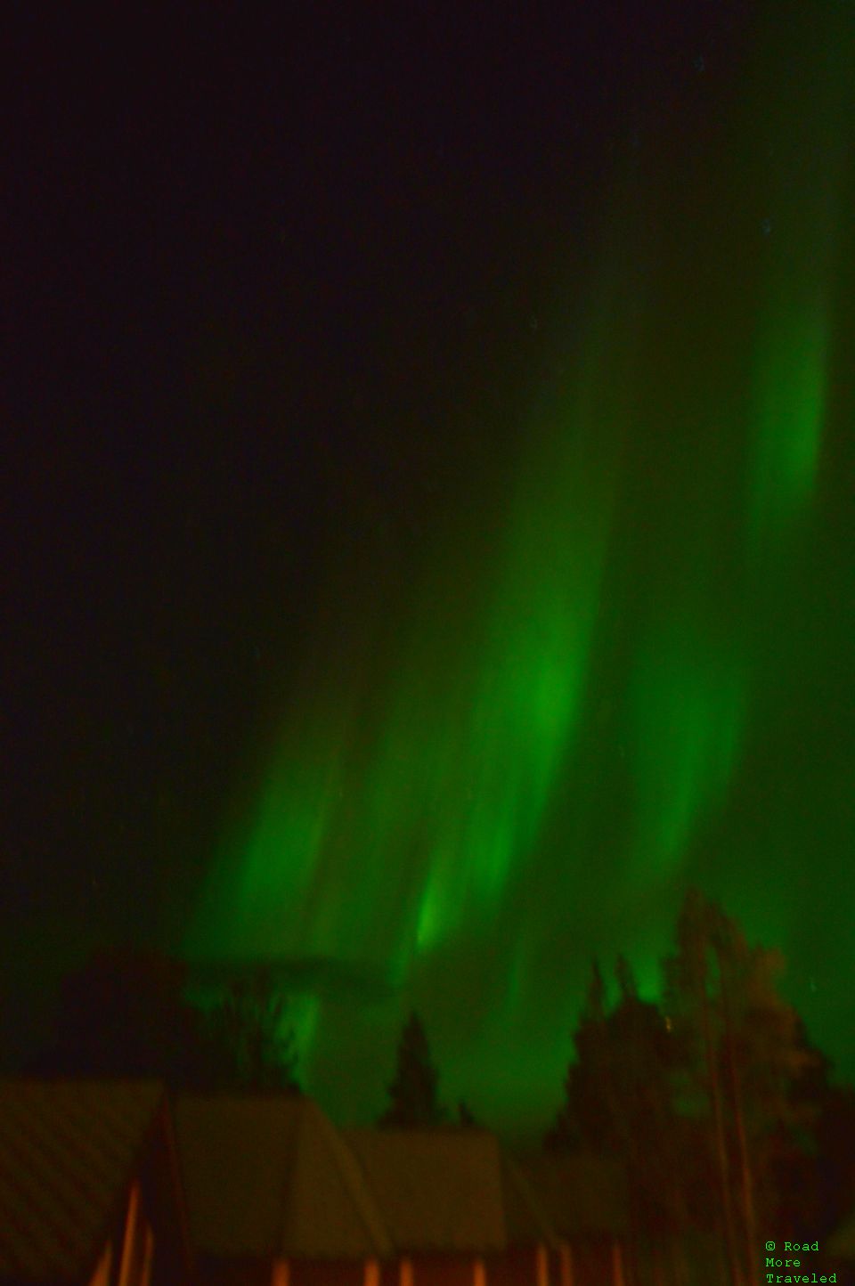 Aurora borealis from Wilderness Hotel Inari, Inari, Finland