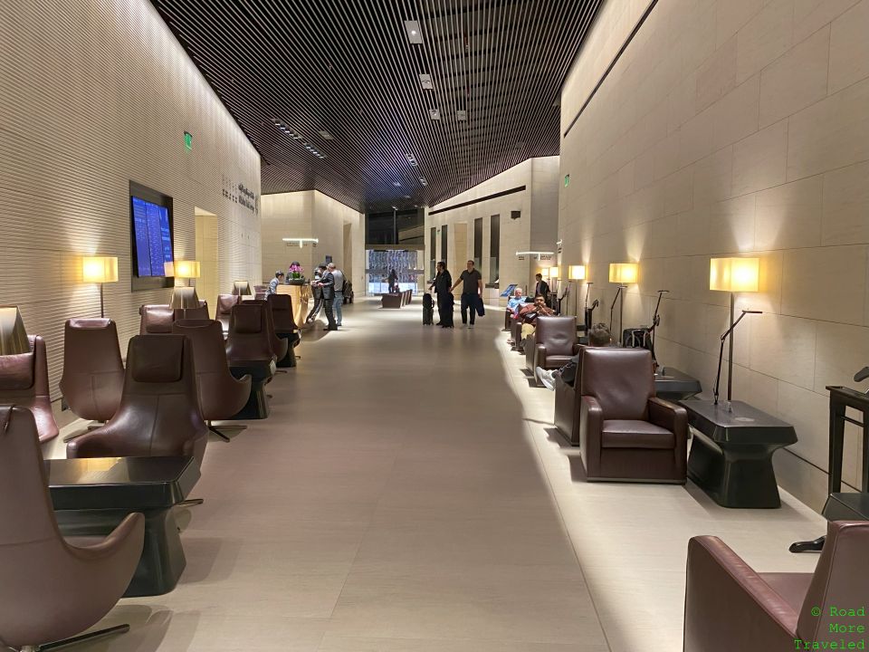 Qatar Airways Al Safwa First Lounge - seating