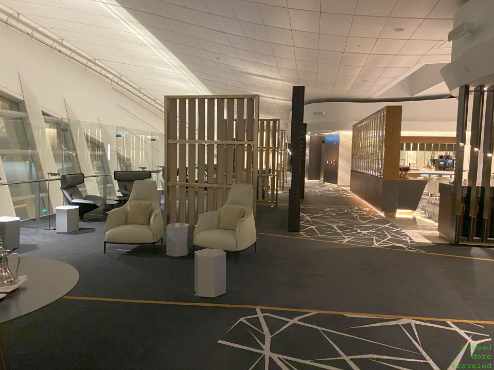 Etihad Airways First Class Lounge Abu Dhabi - seating