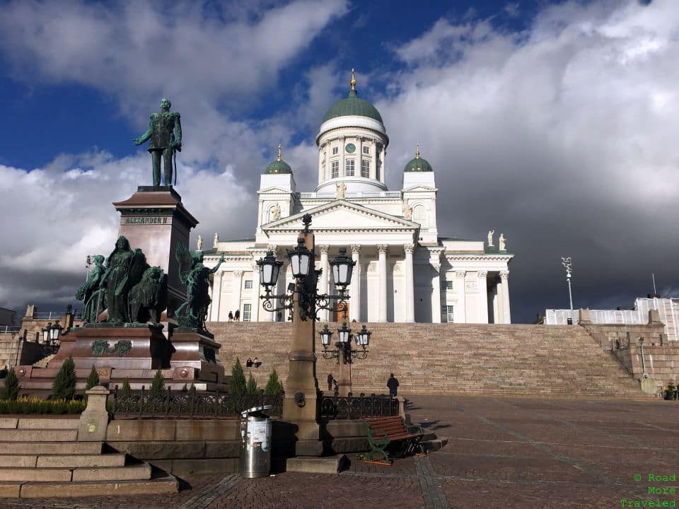 Enjoying a Fall Day in Helsinki - Senate Square in the afternoon