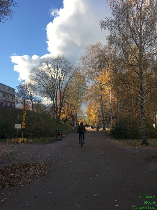 Enjoying a Fall Day in Helsinki - Kaisaniemi Park