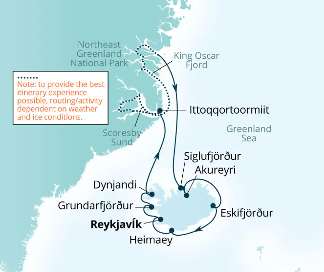 Seabourn Iceland cruise