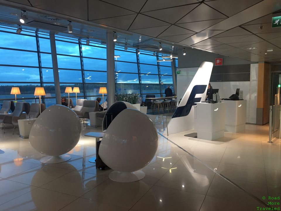 Finnair Lounge Helsinki - reception area