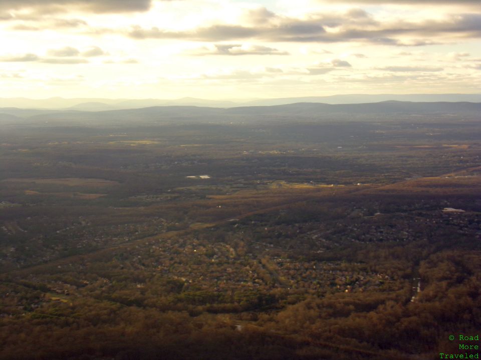Blue Ridge Mountains west of Dulles Airport