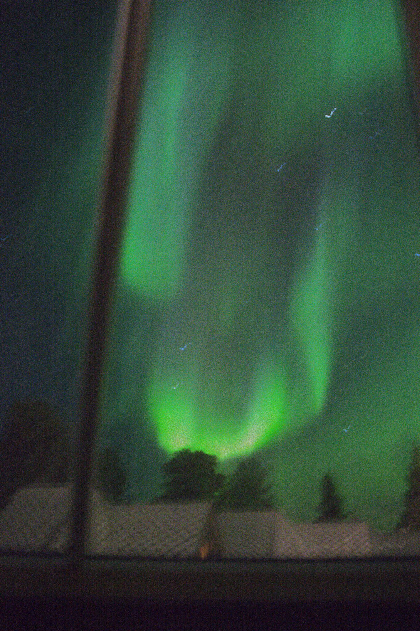 Aurora borealis, Inari, Finland