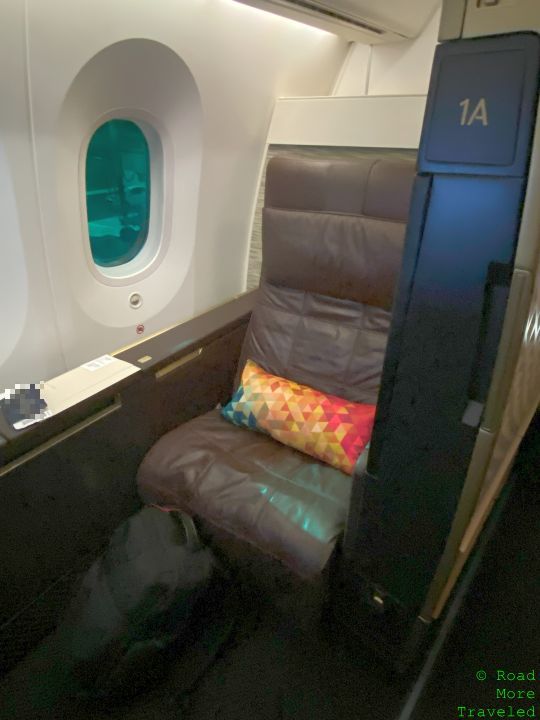 Etihad B787-9 First Class - window seat