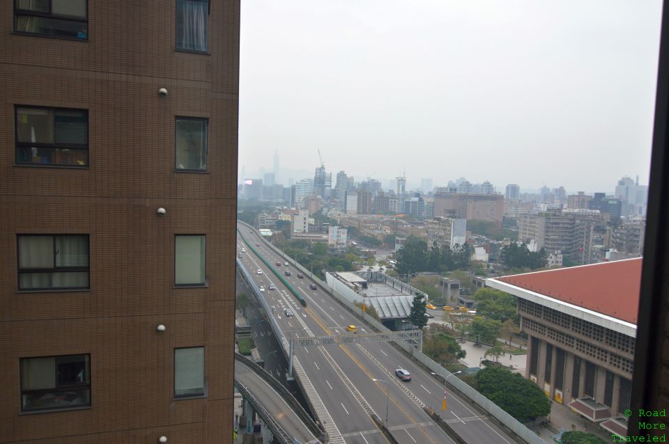 Palais de Chine Hotel Taipei guest room balcony view