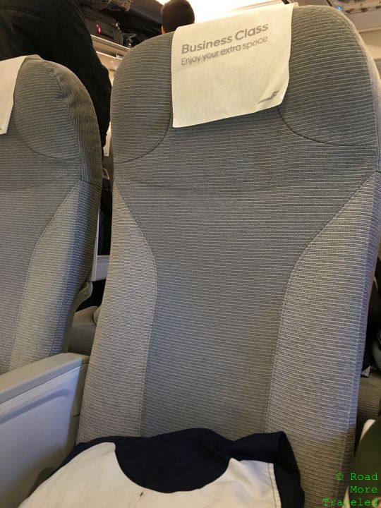 Finnair A319 Business Class - blocked middle seat