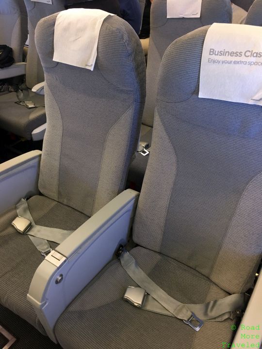 Finnair A319 Business Class seat