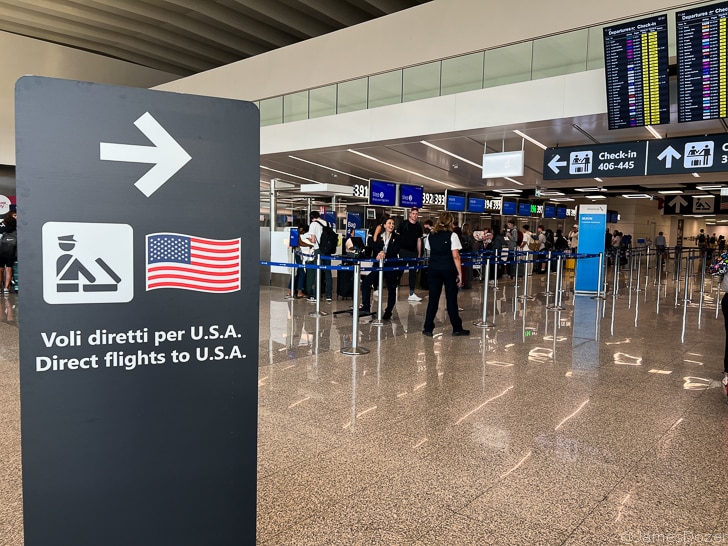 people in an airport