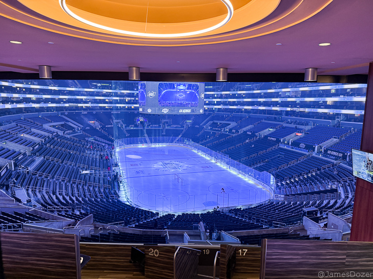 an empty ice rink