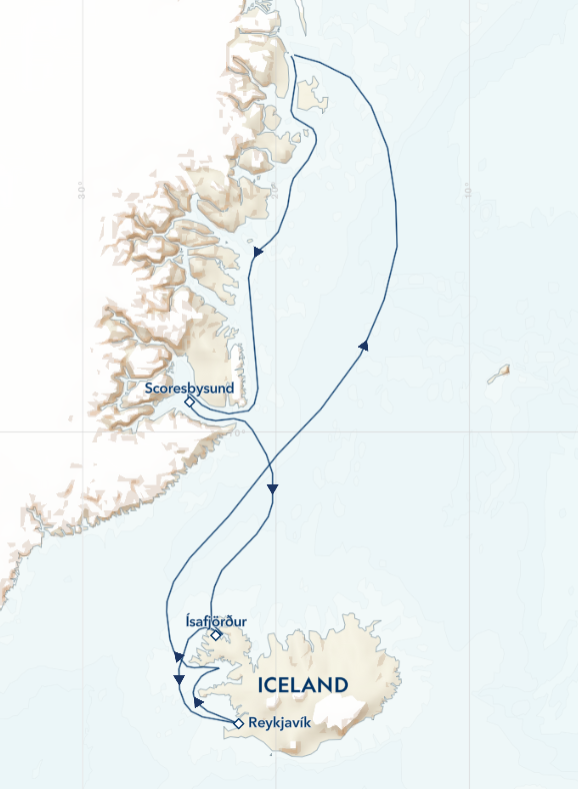 a map of a route