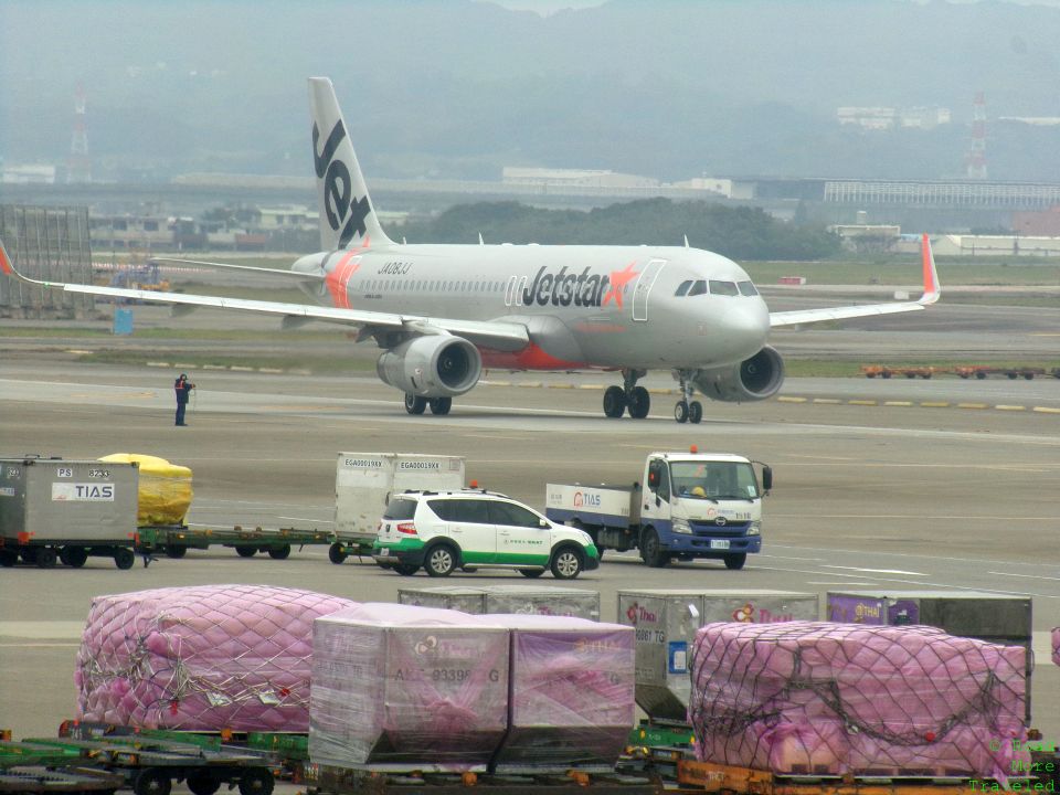 a plane on the runway