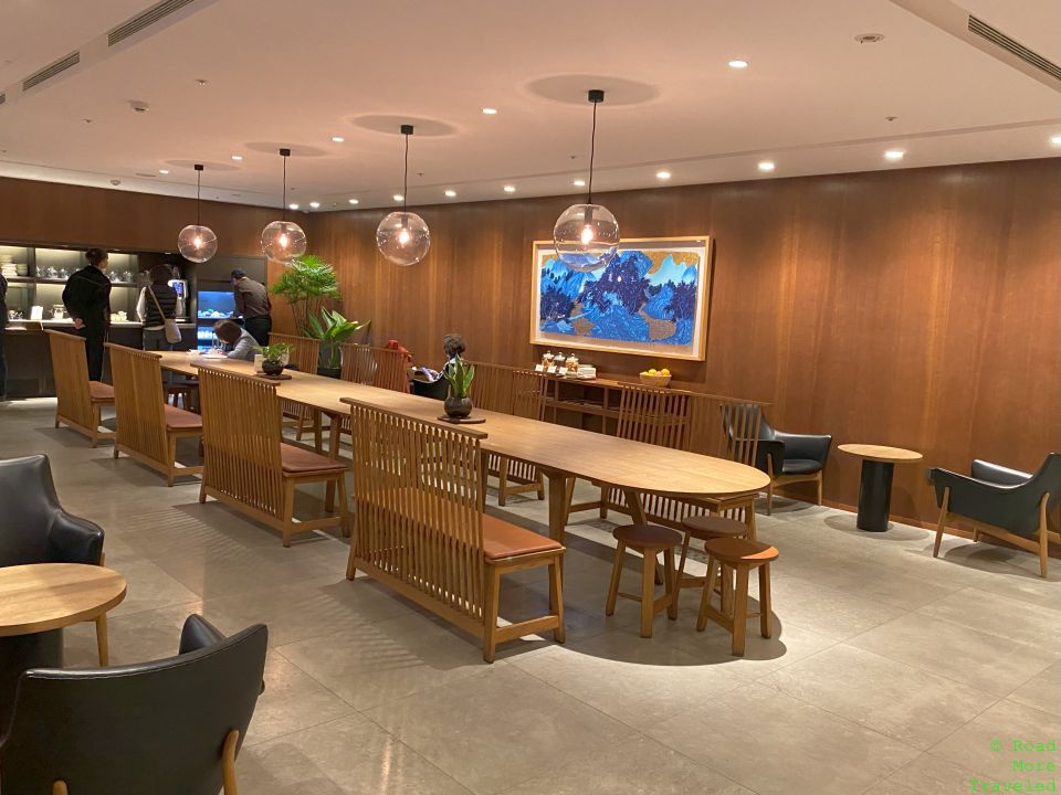 Cathay Pacific Lounge Taipei second dining area