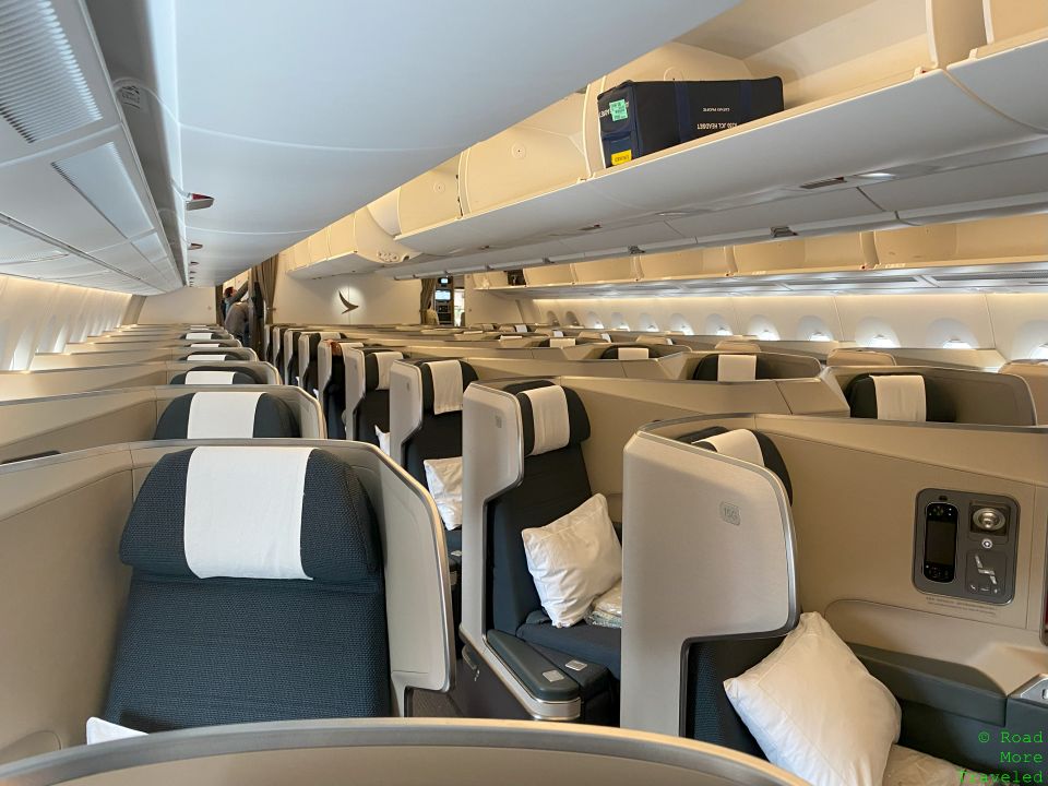 Cathay Pacific A350-1000 Business Class - cabin