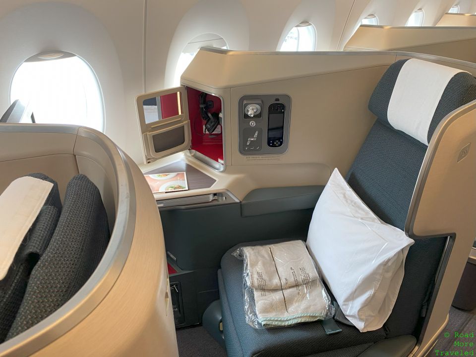 Cathay Pacific A350-1000 Business Class - window seat