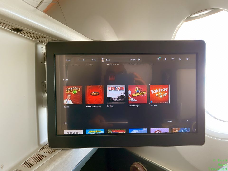 a screen on a plane