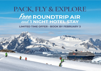 Last Minute Antarctica Expedition from $9,699 + Free Airfare from USA